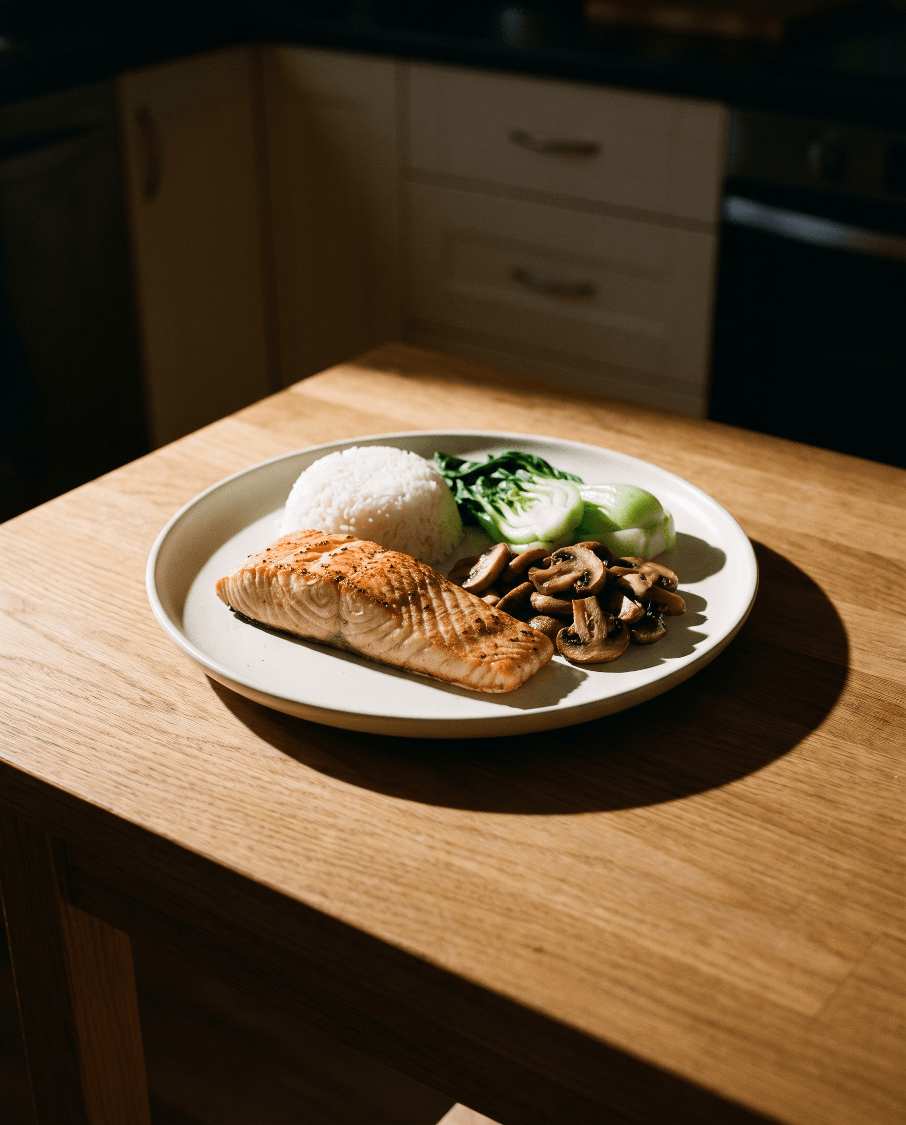 Asian dish, documentary plate