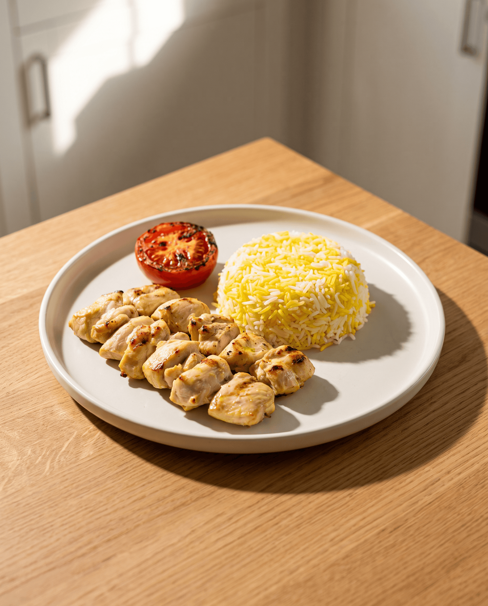 Middle Eastern dish, documentary plate